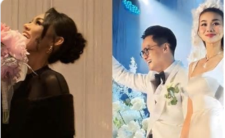Mai Ngô bắt được hoa cưới đặc biệt của Thanh Hằng và chồng nhạc trưởng, nói 1 câu là thấy cũng nôn cưới lắm rồi!