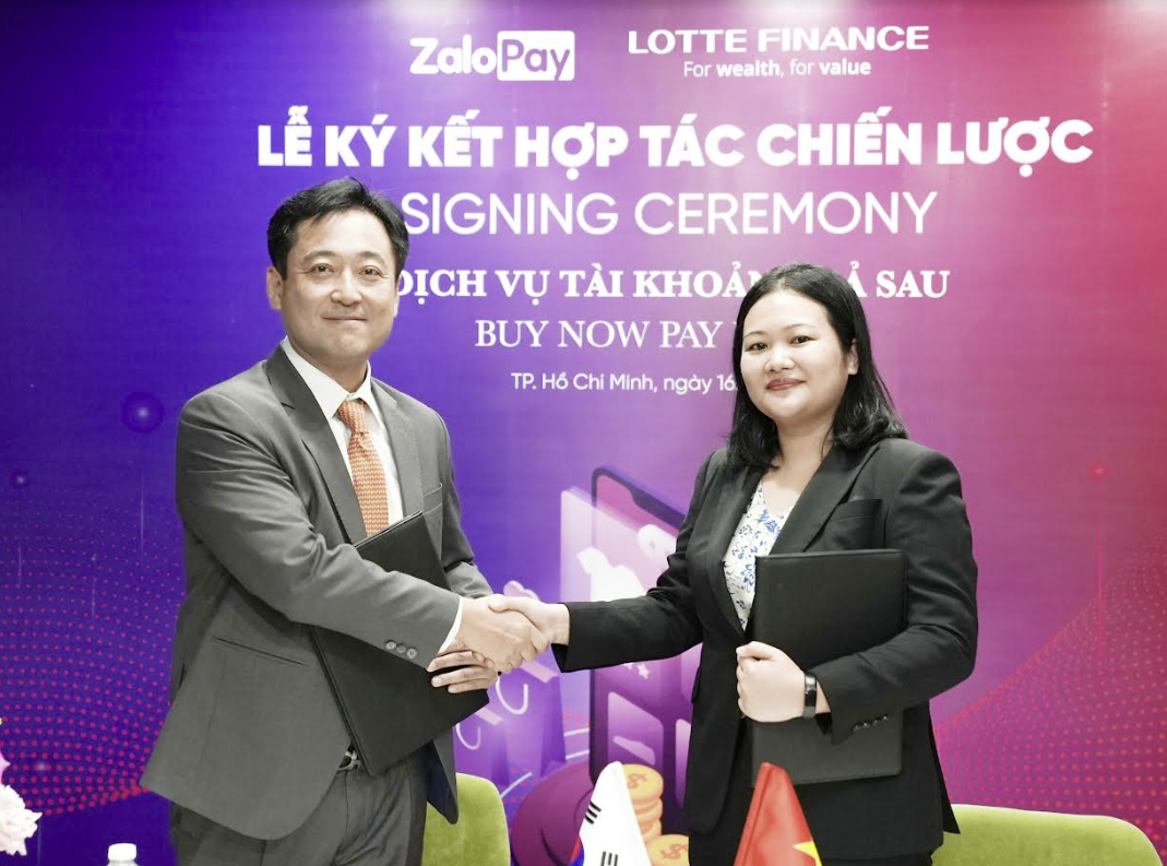 ZaloPay và LOTTE Finance ký kết hợp tác chiến lược, phát triển dịch vụ Tài Khoản Trả Sau